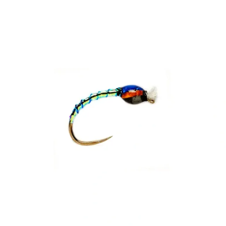 Oil Slick Buzzer Opal & Red Beadhead - Your Premium Fishing Gear Store Rods Lines Baits Accessories* Fly Fishing