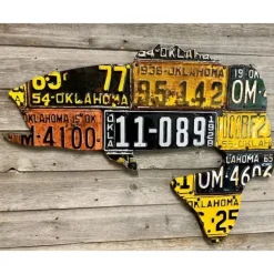 Oklahoma Largemouth Bass License Plate Art - Your Premium Fishing Gear Store Rods Lines Baits Accessories* Shop All
