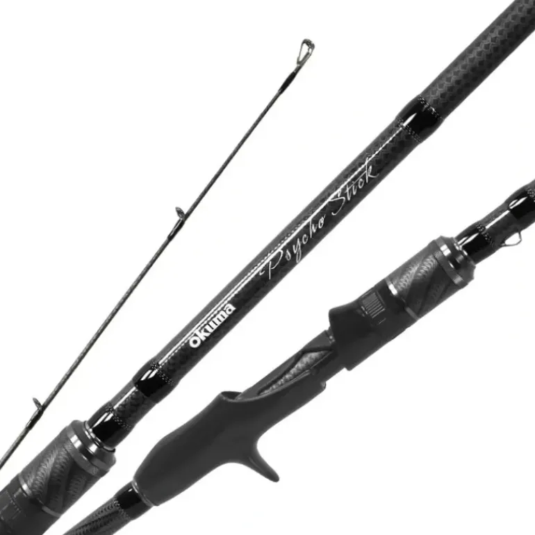 Okuma PSY-C-721H Psycho Stick Casting Rod 46 Ton Carbon 7'2" - Your Premium Fishing Gear Store Rods Lines Baits Accessories* Bait