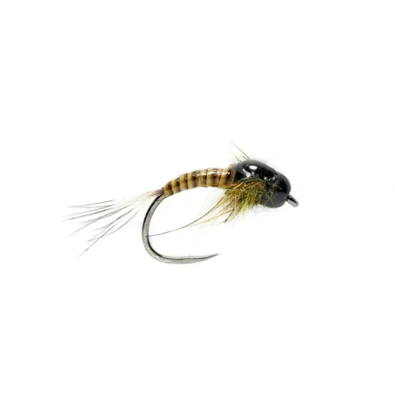 Olive Quill Nymph Tungsten Beadhead Barbless - Your Premium Fishing Gear Store Rods Lines Baits Accessories* Shop All