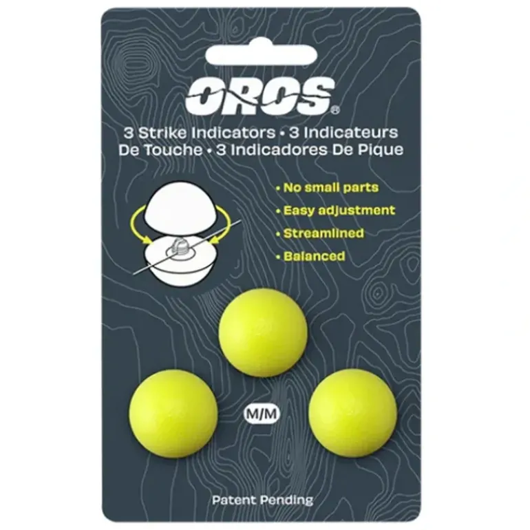 Oros 3-Pack Strike Indicator Chartreuse Medium - Your Premium Fishing Gear Store Rods Lines Baits Accessories* Fishing Line