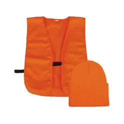 Outdoor Cap Blaze Orange Vest w/Knit Cap - Your Premium Fishing Gear Store Rods Lines Baits Accessories* Shop All