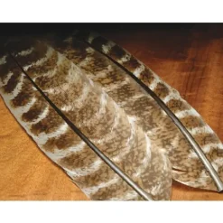 Ozark Oak Mottled Turkey Tails Cinnamon Tips- Select Pair - Your Premium Fishing Gear Store Rods Lines Baits Accessories* Shop All