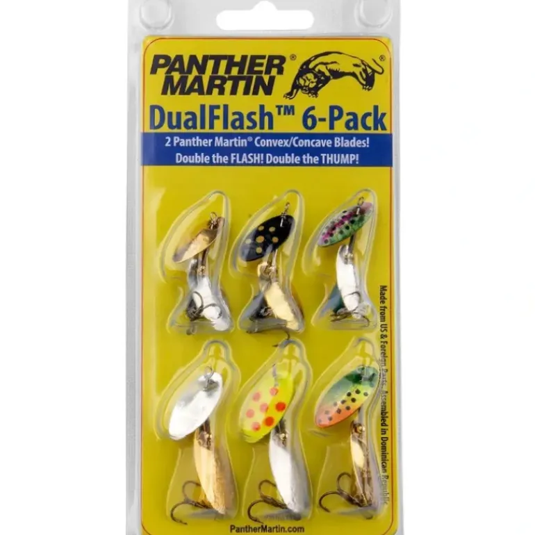 Panther Martin PMDF6 Dualflash Spinner Lure Kit Pack of 6 - Your Premium Fishing Gear Store Rods Lines Baits Accessories* Shop All