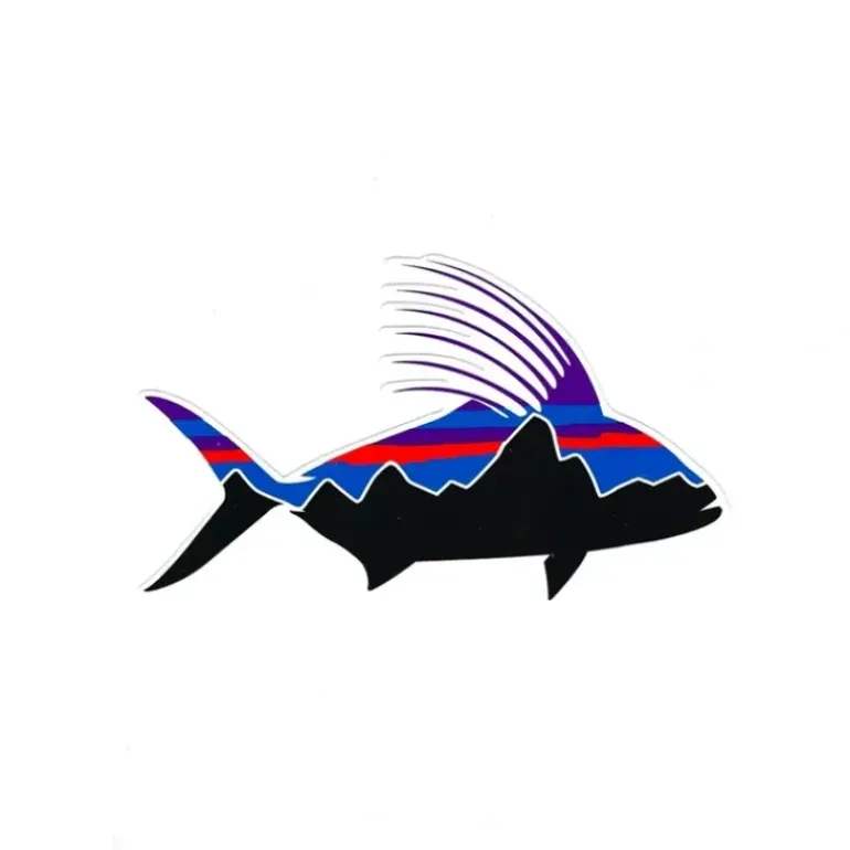 Patagonia Fitz Roy Rooster Small Sticker - Your Premium Fishing Gear Store Rods Lines Baits Accessories* Shop All