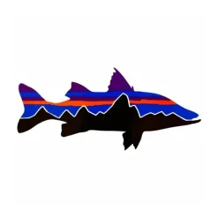 Patagonia Fitz Roy Snook Small Sticker - Your Premium Fishing Gear Store Rods Lines Baits Accessories* Shop All
