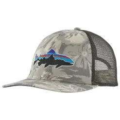 Patagonia Fitz Roy Trout Trucker Hat Cliffs and Waves: Natural - Your Premium Fishing Gear Store Rods Lines Baits Accessories* Shop All