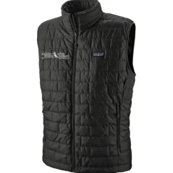 Patagonia Logo Nano Puff Vest Black - Your Premium Fishing Gear Store Rods Lines Baits Accessories* Shop All