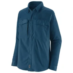 Patagonia L/S Early Rise Snap Shirt Lagom Blue - Your Premium Fishing Gear Store Rods Lines Baits Accessories* Fly Fishing