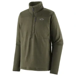 Patagonia L/S R1 Fitz Roy 1/4 Zip Basin Green w/Basin Green - Your Premium Fishing Gear Store Rods Lines Baits Accessories* Shop All