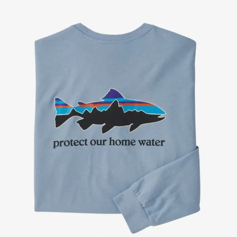 Patagonia Mens Home Water Trout Longsleeve Responsibili Tee Sale - Your Premium Fishing Gear Store Rods Lines Baits Accessories* Shop All