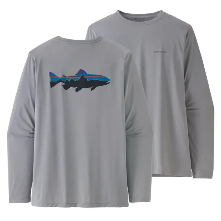 Patagonia Mens Longsleeve Cap Cool Daily Fish Graphic Shirt Sale - Your Premium Fishing Gear Store Rods Lines Baits Accessories* Shop All