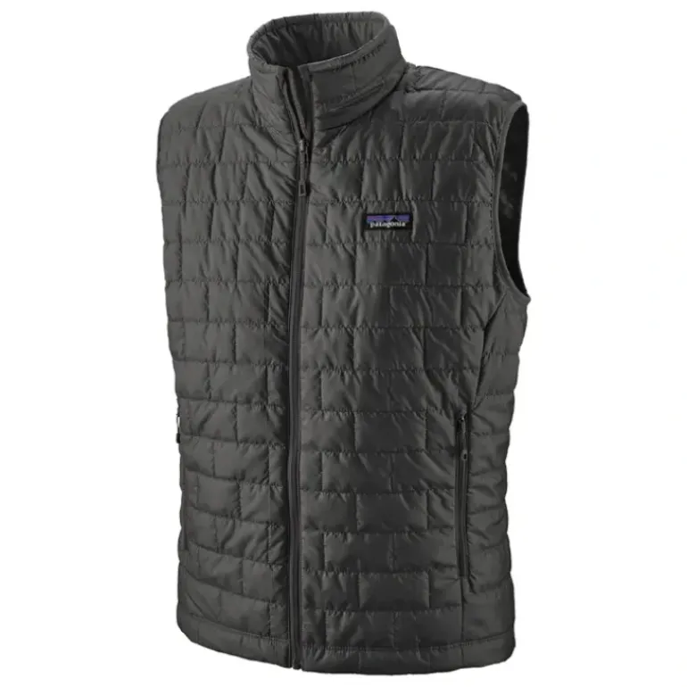 Patagonia Mens Nano Puff Vest Forge Grey - Your Premium Fishing Gear Store Rods Lines Baits Accessories* Fishing Line
