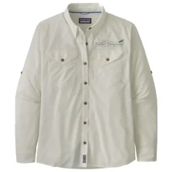 Patagonia MTS Logo Women's L/S Sun Stretch Shirt X-Large White - Your Premium Fishing Gear Store Rods Lines Baits Accessories* Shop All