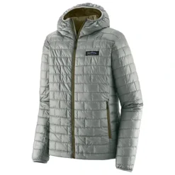 Patagonia Nano Puff Fitz Roy Trout Hoody Sleet Green - Your Premium Fishing Gear Store Rods Lines Baits Accessories* Fishing Line