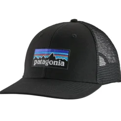 Patagonia P-6 Logo Trucker Hat Black - Your Premium Fishing Gear Store Rods Lines Baits Accessories* Shop All