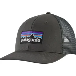 Patagonia P-6 Logo Trucker Hat Forge Grey - Your Premium Fishing Gear Store Rods Lines Baits Accessories* Shop All