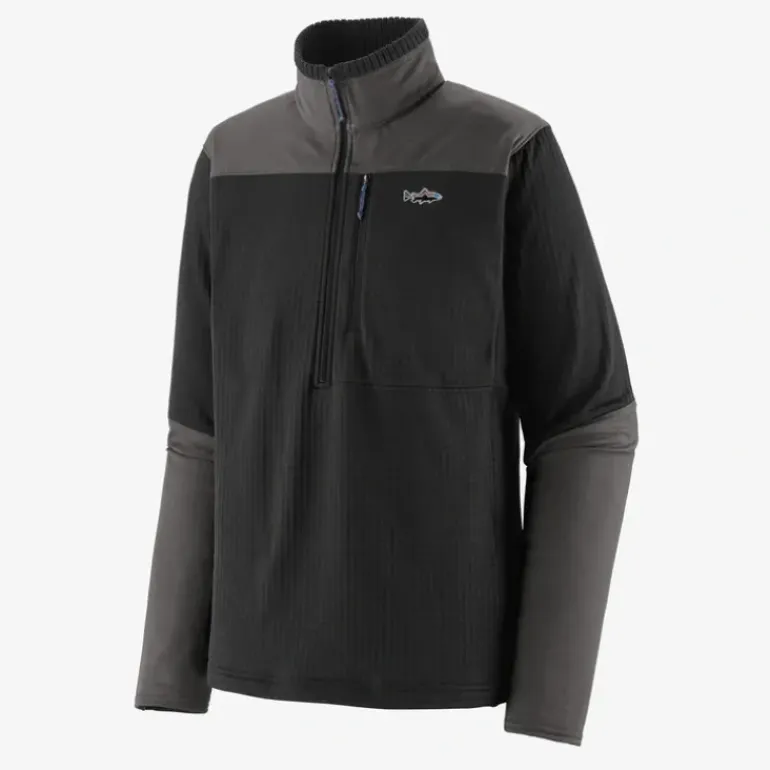 Patagonia R1 Fitz Roy 1/4 Zip Sweater - Your Premium Fishing Gear Store Rods Lines Baits Accessories* Shop All