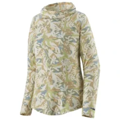 Patagonia Womens Tropic Comfort Natural Shirt Lands and Waters: Oat White - Your Premium Fishing Gear Store Rods Lines Baits Accessories* Shop All