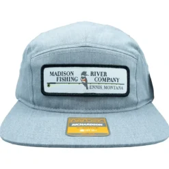 Patch Logo 217 Macleay 5-Panel Hat Heather Grey - Your Premium Fishing Gear Store Rods Lines Baits Accessories* Shop All