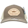 Patch Logo 112 Trucker Leather Patch Brown/Khaki - Your Premium Fishing Gear Store Rods Lines Baits Accessories* Shop All