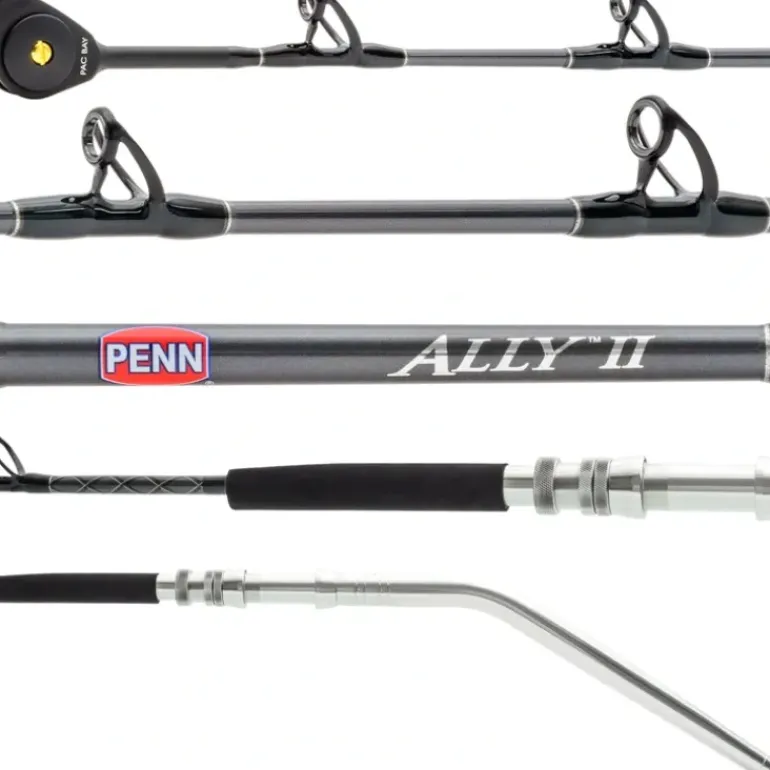 Penn Ally II ALLYBWII80250C60DD Deep Drop Boat Rod 6' 2pc - Your Premium Fishing Gear Store Rods Lines Baits Accessories* Fishing Line