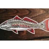 Pesca Muerta Funky Redfish Sticker - Your Premium Fishing Gear Store Rods Lines Baits Accessories* Fly Fishing