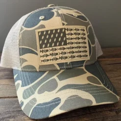 Pesca Muerta Hat 'Merica Camo Mesh Back Trucker - Your Premium Fishing Gear Store Rods Lines Baits Accessories* Shop All