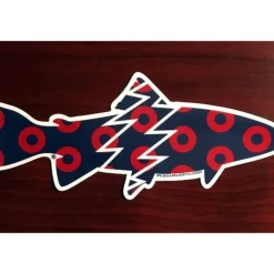 Pesca Muerta Trout x Donuts Sticker - Grateful - Your Premium Fishing Gear Store Rods Lines Baits Accessories* Fly Fishing