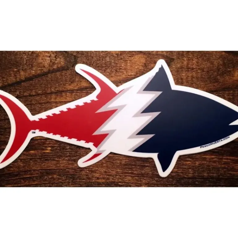 Pesca Muerta Tuna Sticker - Grateful - Your Premium Fishing Gear Store Rods Lines Baits Accessories* Fly Fishing