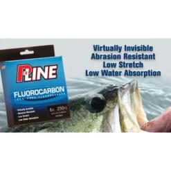 P-Line Fluorocarbon 250 yds - Your Premium Fishing Gear Store Rods Lines Baits Accessories^ Store