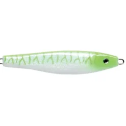 P-Line Halibut Drop Jig 11 oz, Glow Green Tiger - Your Premium Fishing Gear Store Rods Lines Baits Accessories* Bait