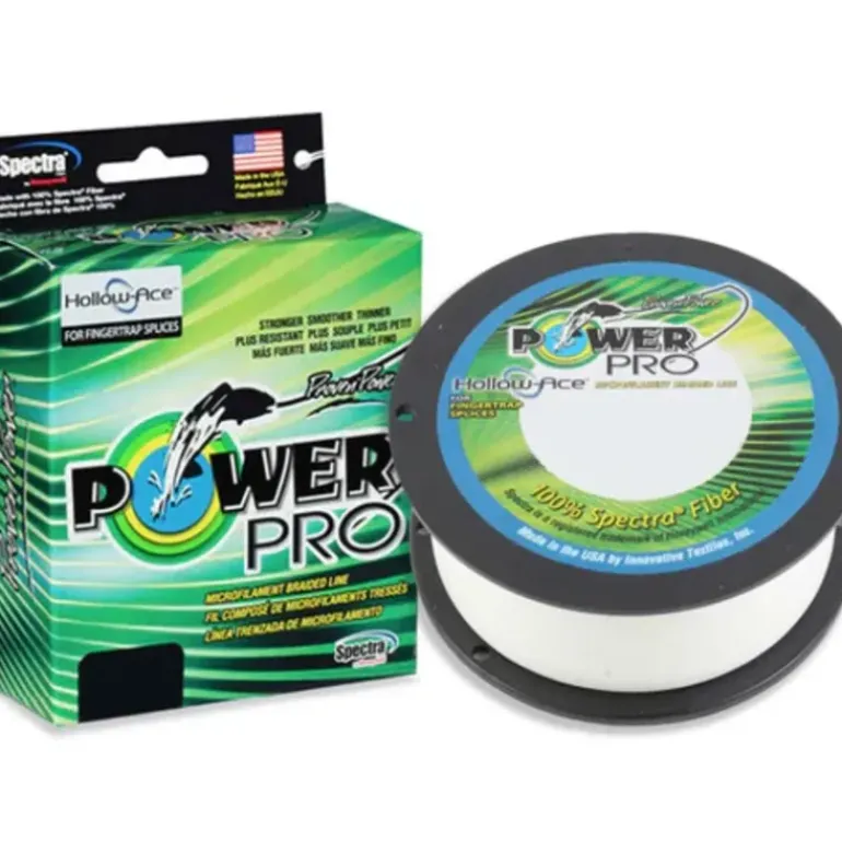 PowerPro Hollow Ace Fishing Line (80lb-130lb, 500yd, Blue, White, Yellow) - Your Premium Fishing Gear Store Rods Lines Baits Accessories* Fishing Line