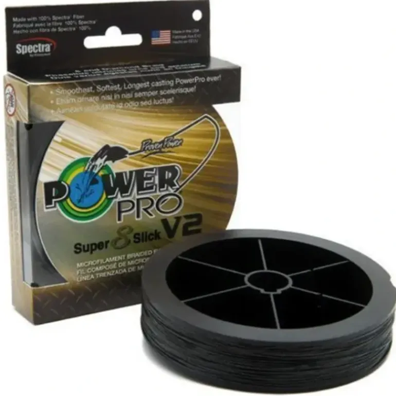 Power Pro Super Slick V2 8 Strand Braided Line, 3000yd 30lb Onyx - Your Premium Fishing Gear Store Rods Lines Baits Accessories* Fishing Line