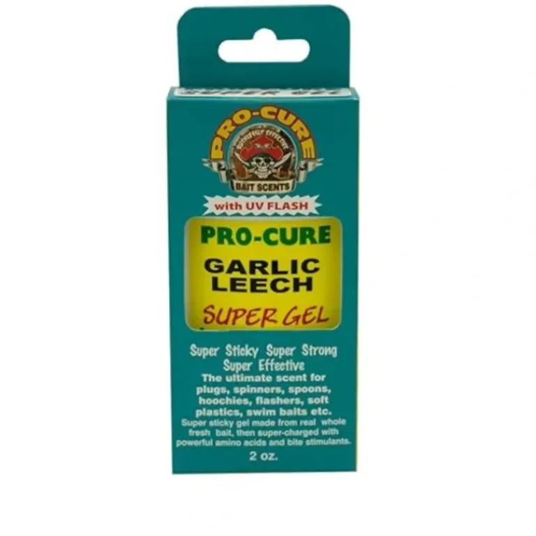 Pro-Cure Super Gel 2oz Garlic Leech - Your Premium Fishing Gear Store Rods Lines Baits Accessories* Bait