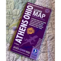 Purple Lizard Map - Athens Ohio 1st Edition - Your Premium Fishing Gear Store Rods Lines Baits Accessories* Fishing Line