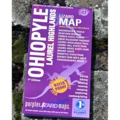 Purple Lizard Map - Ohiopyle/Laurel Highlands 2nd Edition - Your Premium Fishing Gear Store Rods Lines Baits Accessories* Fishing Line