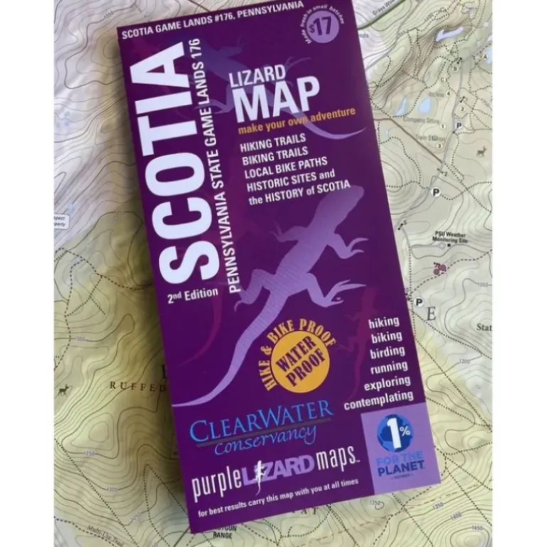 Purple Lizard Map - Scotia 2nd Edition - Your Premium Fishing Gear Store Rods Lines Baits Accessories* Shop All