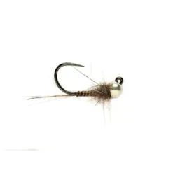 Quill Jig Gray Tungsten Beadhead Barbless - Your Premium Fishing Gear Store Rods Lines Baits Accessories* Shop All