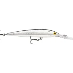Rapala Deep Husky Jerk 10, Suspending, Deep-Diving, 4", 3/8oz, Pure Chrome - Your Premium Fishing Gear Store Rods Lines Baits Accessories* Shop All