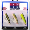 Rebel Pop-R Triple Threat Lure 3 Pack, 2-1/2", 1/4 oz, Multi - Your Premium Fishing Gear Store Rods Lines Baits Accessories* Shop All