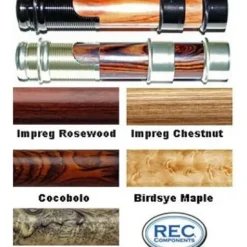 REC AUS Clear Aluminum Up Lock Reel Seat - Your Premium Fishing Gear Store Rods Lines Baits Accessories* Fishing Line