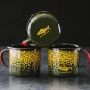 Rep Your Water Brook Trout Skin Enamel Camp Mug - Your Premium Fishing Gear Store Rods Lines Baits Accessories* Shop All