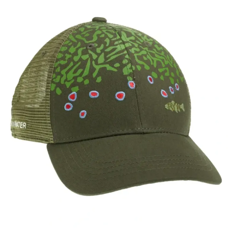 Rep Your Water Brook Trout Skin Hat - Your Premium Fishing Gear Store Rods Lines Baits Accessories* Shop All