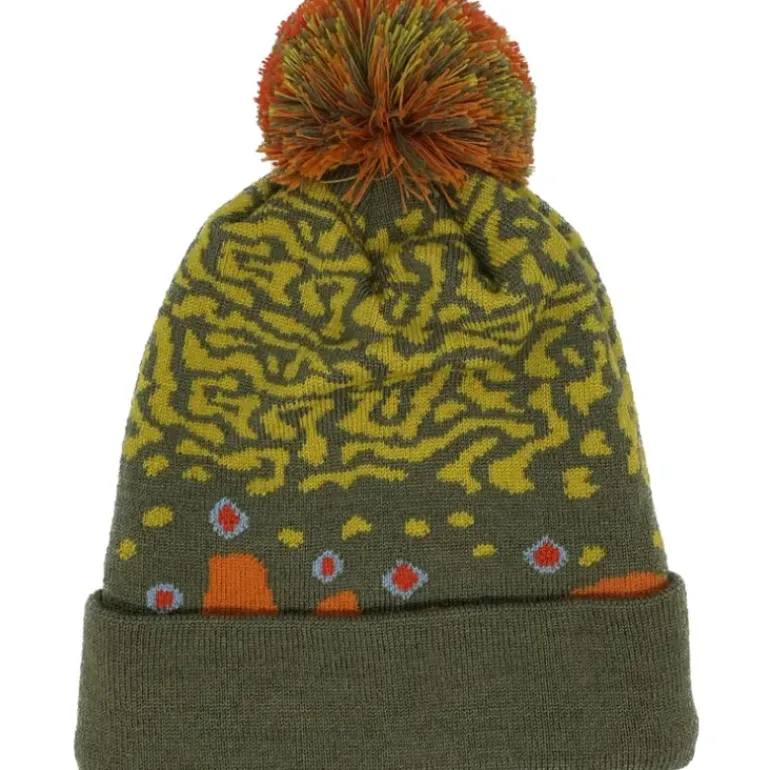 Rep Your Water Brook Trout Skin Knit Hat - Your Premium Fishing Gear Store Rods Lines Baits Accessories* Shop All