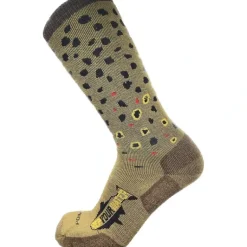 Rep Your Water Brown Trout Midweight Socks - Your Premium Fishing Gear Store Rods Lines Baits Accessories* Shop All