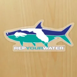 Rep Your Water Florida Tarpon Sticker - Your Premium Fishing Gear Store Rods Lines Baits Accessories* Shop All