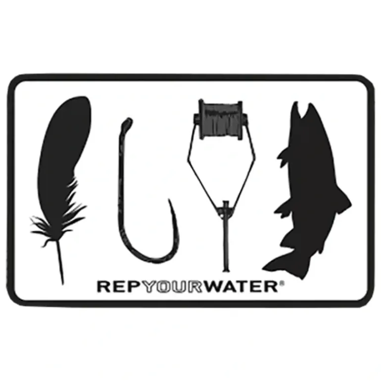 Rep Your Water Fly Tyer Sticker - Your Premium Fishing Gear Store Rods Lines Baits Accessories* Fly Fishing