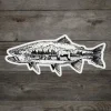 Rep Your Water Grizzly Trout Sticker - Your Premium Fishing Gear Store Rods Lines Baits Accessories* Shop All