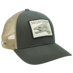 Rep Your Water Montana Artist's Reserve Trucker Green/Tan - Your Premium Fishing Gear Store Rods Lines Baits Accessories* Shop All